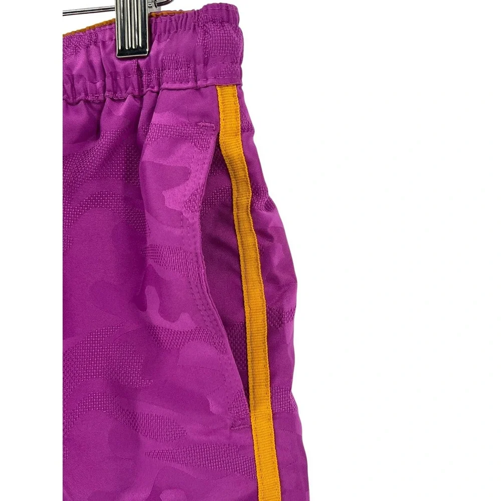 AussieBum Swim Trunks Mens Medium Purple Camo Lined Drawstring Pockets Beach‎